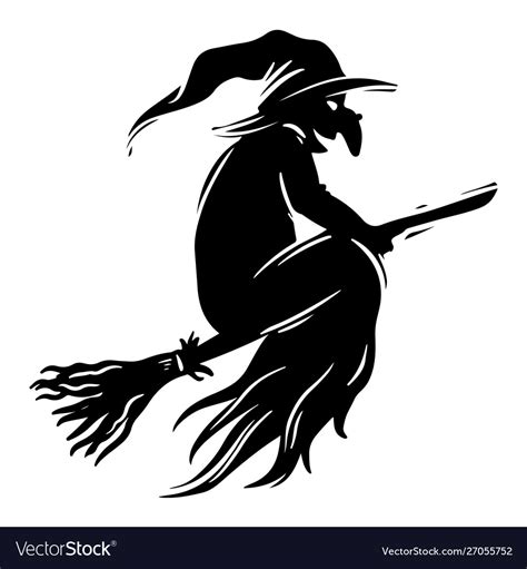 The Witch's Familiar: Depicting Animal Companions in a Black and White Witch Outline